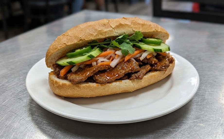 Sate Beef Sub at Pho 198 Vietnamese restaurant in Calgary NE